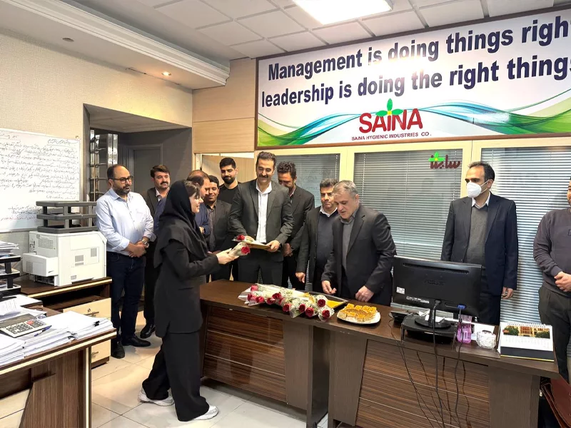 گرامیداشت روز حسابدار در شرکت صنایع بهداشتی ساینا 1 عکاسی اخبار