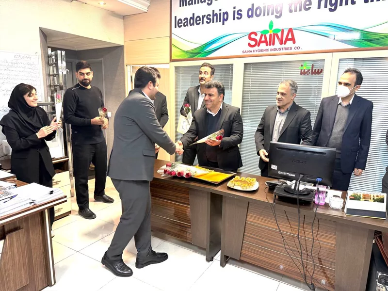 گرامیداشت روز حسابدار در شرکت صنایع بهداشتی ساینا 2 عکاسی اخبار1