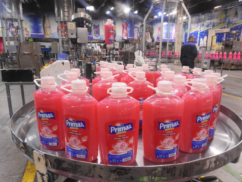 توليد محصول جديد مايع دستشويی دو ليتری پريمكس