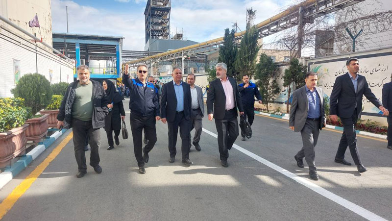بازدید نوروزی مدیرعامل شرکت توسعه صنایع بهشهر از شرکت پاکسان