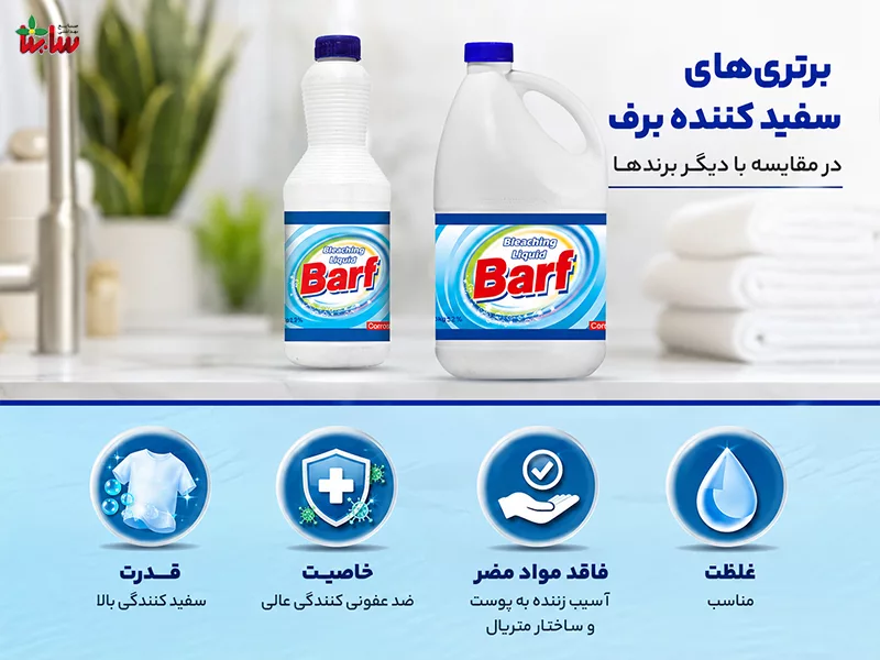 برتری‌ های سفید کننده برف