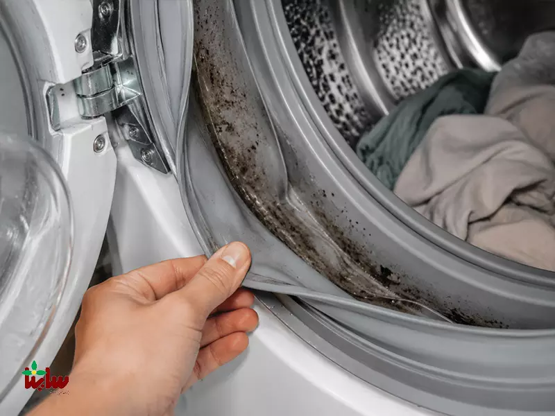 علت لک شدن لباس در ماشین لباسشویی: 6 راه جلوگیری فوری! 29 کثیف بودن لاستیک دور درب