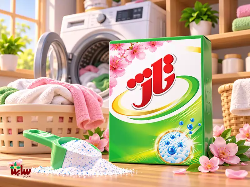 بهترین برند پودر لباسشویی + 10 برند ایرانی و خارجی! 27 بهترین برندهای پودر لباسشویی ایرانی: 5. تاژ