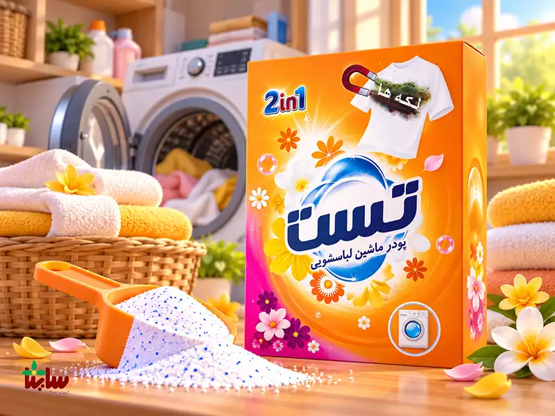 بهترین برند پودر لباسشویی + 10 برند ایرانی و خارجی! 28 بهترین برندهای پودر لباسشویی ایرانی: 6. تست